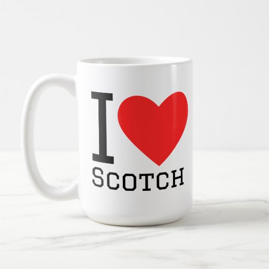 Mug J'adore le scotch (Gauche)