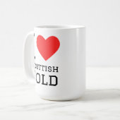 Mug J'adore le scottish fold (Devant gauche)