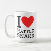 Mug J'adore le serpent à sonnette (Gauche)