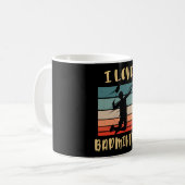 Mug J'adore le smash sauté de badminton (Devant gauche)