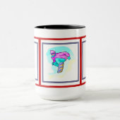 Mug J'adore le snowboard - (Centre)