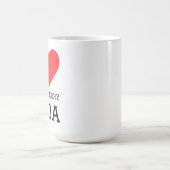 Mug J'adore le soda à la fraise (Centre)