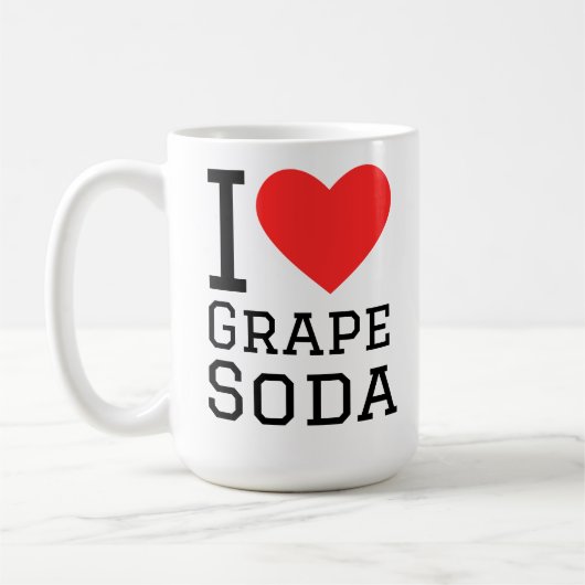 Mug J'adore le soda au raisin (Gauche)