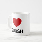 Mug J'adore le squash (Devant gauche)