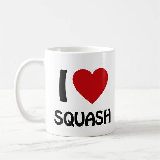 Mug J'adore le squash (Gauche)