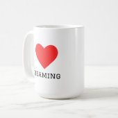 Mug J'adore le streaming (Devant gauche)