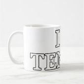 Mug J'adore le tennis (Gauche)