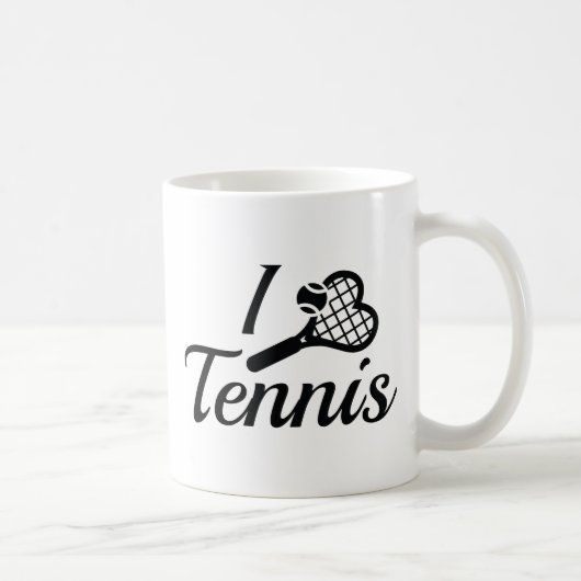 Mug J'adore le tennis (Droite)