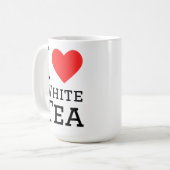 Mug J'adore le thé blanc (Devant gauche)