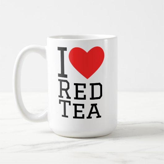 Mug J'adore le thé rouge (Gauche)