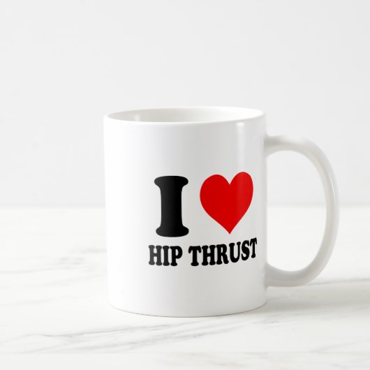 Mug J'adore le Thrust des hanches (Droite)