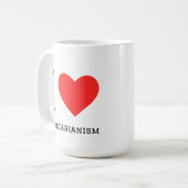 Mug J'adore le végétarisme (Devant gauche)