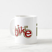 Mug j'adore le vélo (Devant gauche)