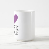 Mug J'adore le violet foncé (Centre)