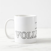 Mug J'adore le volley-ball (Gauche)