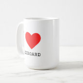 Mug J'adore le wakeboard (Devant gauche)