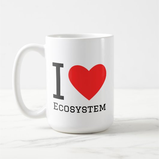 Mug J'adore l'écosystème (Gauche)