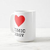 Mug J'adore l'énergie atomique (Devant gauche)