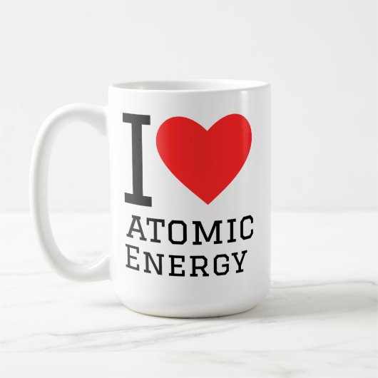 Mug J'adore l'énergie atomique (Gauche)