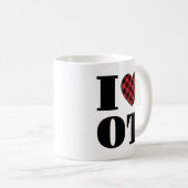 Mug J'adore l'ergothérapie (Devant droit)