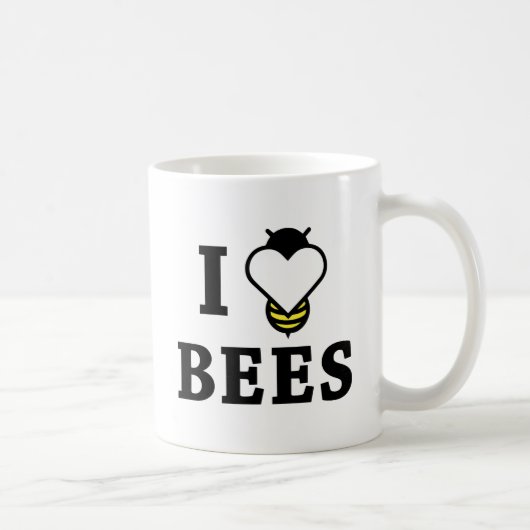 Mug J'adore les abeilles (Droite)