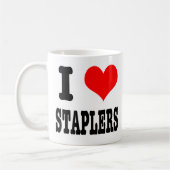 Mug J'ADORE les agrafeuses (Gauche)