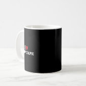 Mug J'adore les astuces de ruban adhésif de skateboard (Devant gauche)