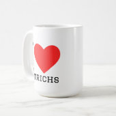 Mug J'adore les autruches (Devant gauche)