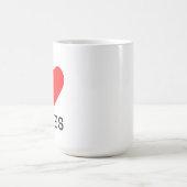 Mug J'adore les baisers (Centre)