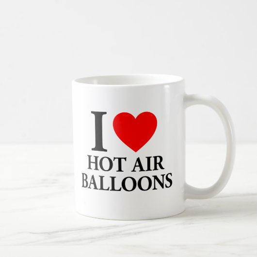 Mug J'adore les ballons à air chaud (Droite)