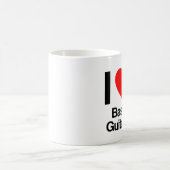 Mug j'adore les basses guitares (Centre)