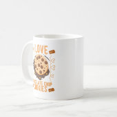 Mug J'adore les biscuits à puce au chocolat (Devant gauche)