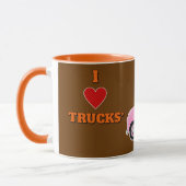 Mug J'adore les camions (camions de BBQ) (Gauche)