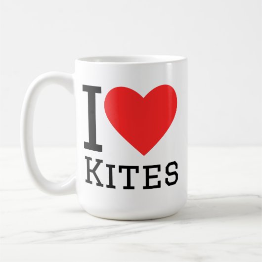 Mug J'adore les cerfs-volants (Gauche)