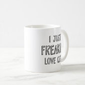 Mug J'adore les chats (Devant droit)