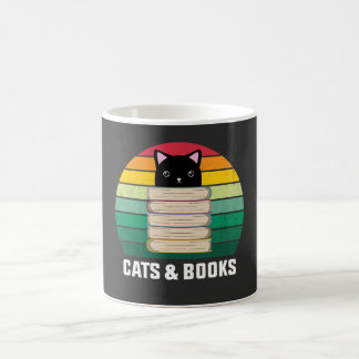 Mug j'adore les chats et les livres les chats et les l