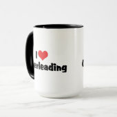 Mug J'adore les Cheerleading (Devant gauche)