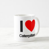 Mug j'adore les chenilles. (Devant droit)