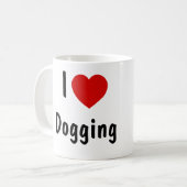 Mug J'adore les chiens (Devant gauche)