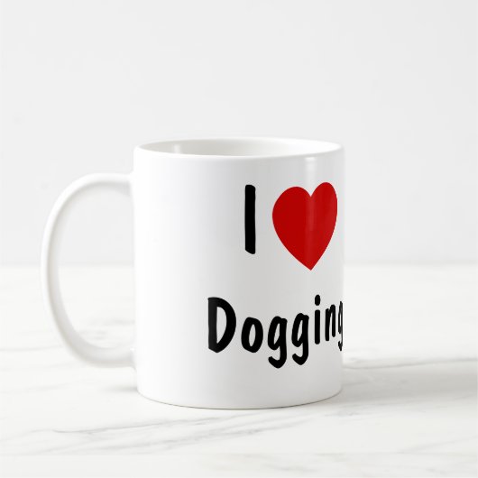 Mug J'adore les chiens (Gauche)