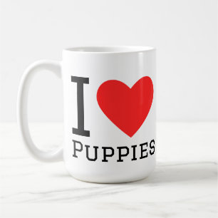 Mug J'adore les chiots