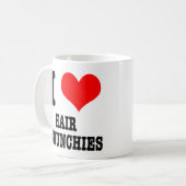 Mug J'ADORE les chouchous pour cheveux (Devant gauche)