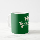 Mug J'adore les Clover Shamrock St Patrick's Shenaniga (Devant gauche)
