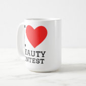 Mug J'adore les concours de beauté (Devant gauche)