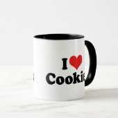Mug J'adore les cookies (Devant droit)