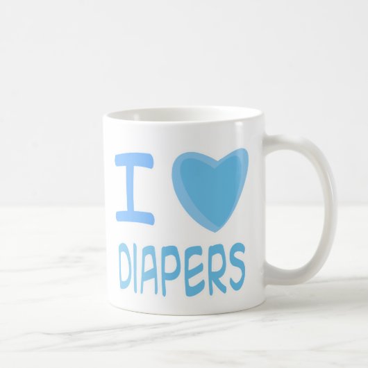 Mug J'adore les couches-culottes (Droite)