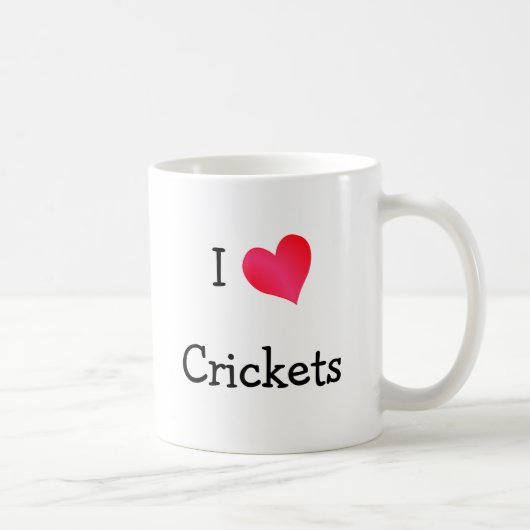 Mug J'adore les crickets (Droite)