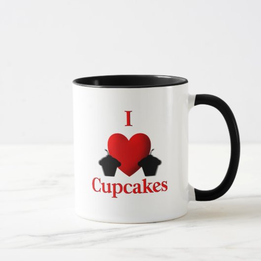 Mug J'adore les Cupcakes (Droite)
