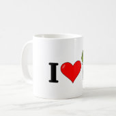 Mug J'adore les épinards (Devant gauche)