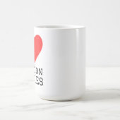 Mug J'adore les films de dessins animés (Centre)